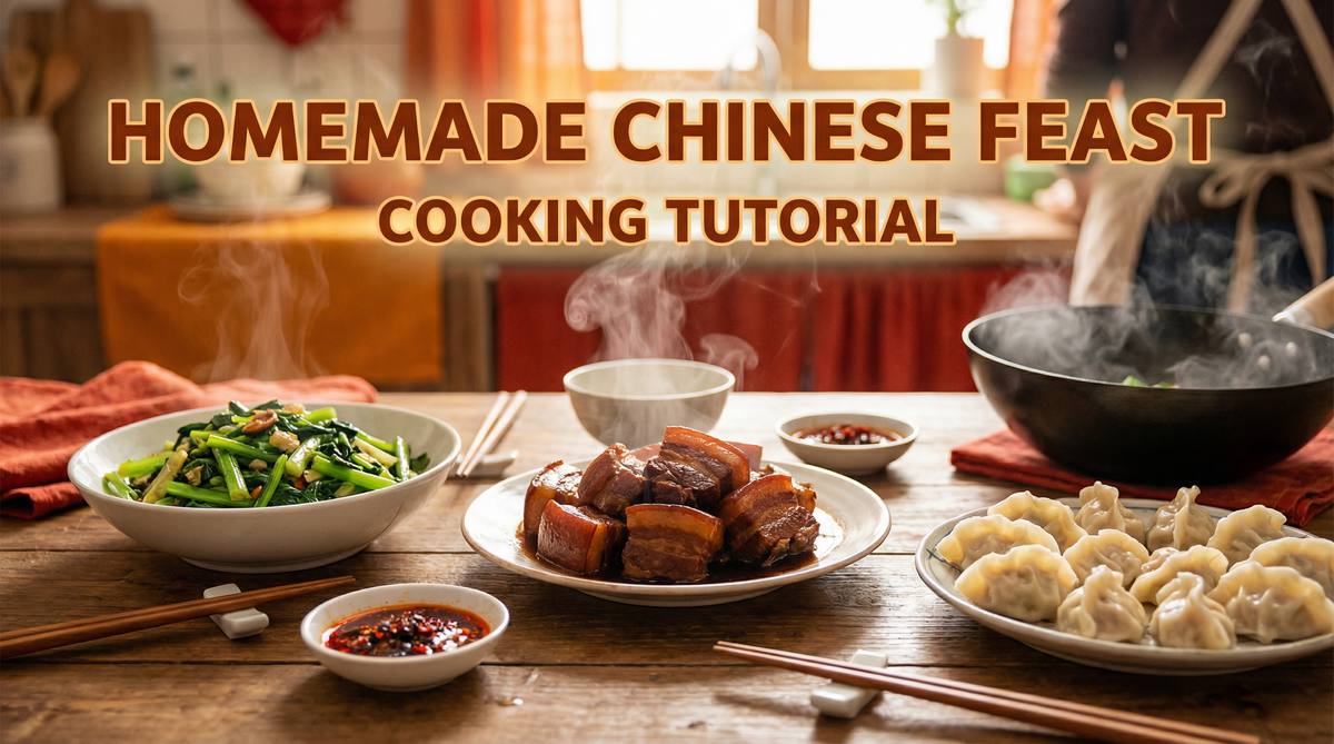 糖心Vlog美食视频演示：30分钟快手家常菜视频教程合集